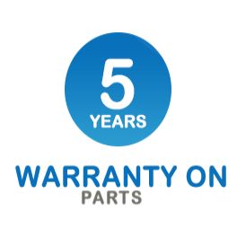 Cool Control 5 year warranty on parts