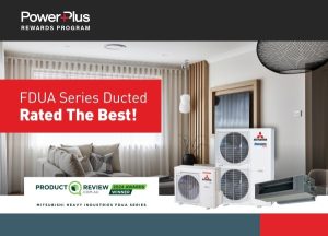 Mitsubishi Heavy Industries FDUA ducted system rewards